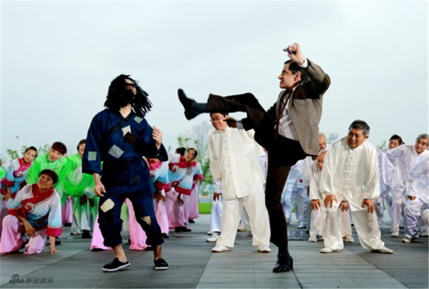 Mr. Bean beim ?Square Dance“ in Shanghai