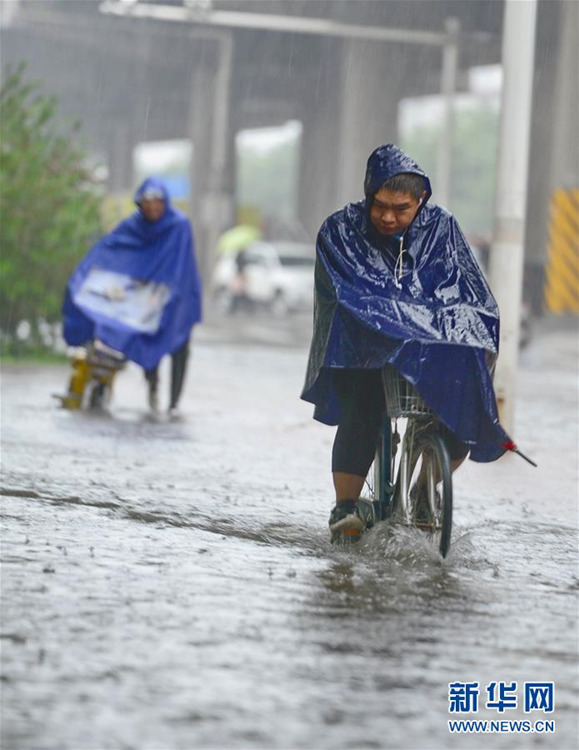 Starke Regenf?lle in Nordchina