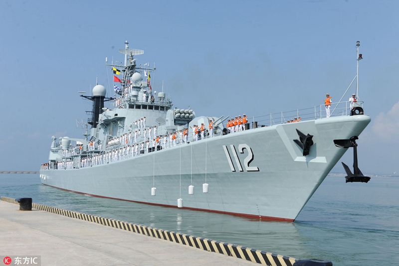 24. Sonderflotte der chinesischen Marine lichtet in Qingdao den Anker