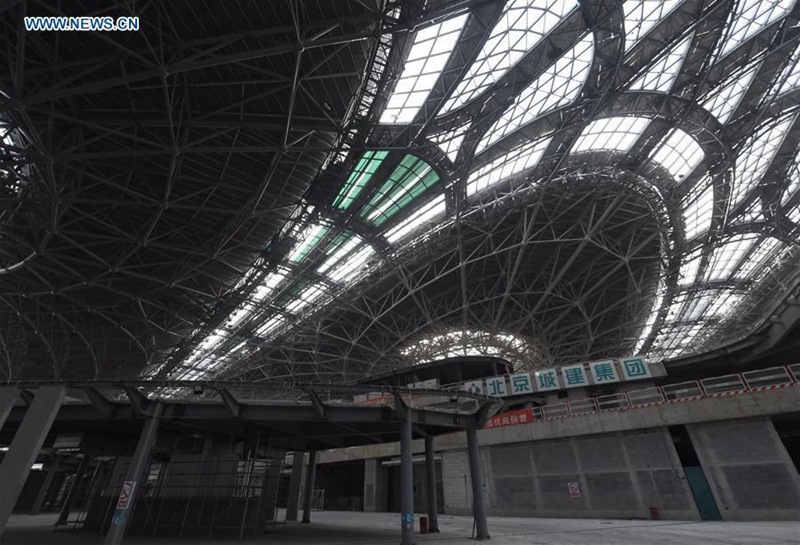 Beijings neuer Flughafen überdacht