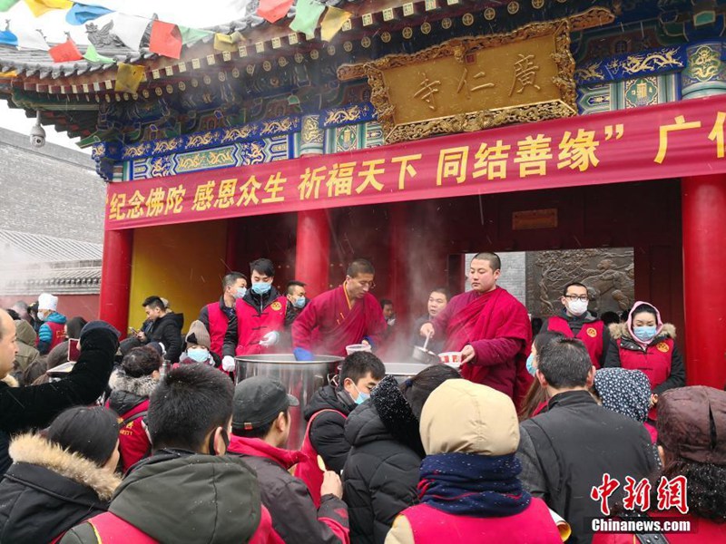 Chinesen feiern Laba-Fest