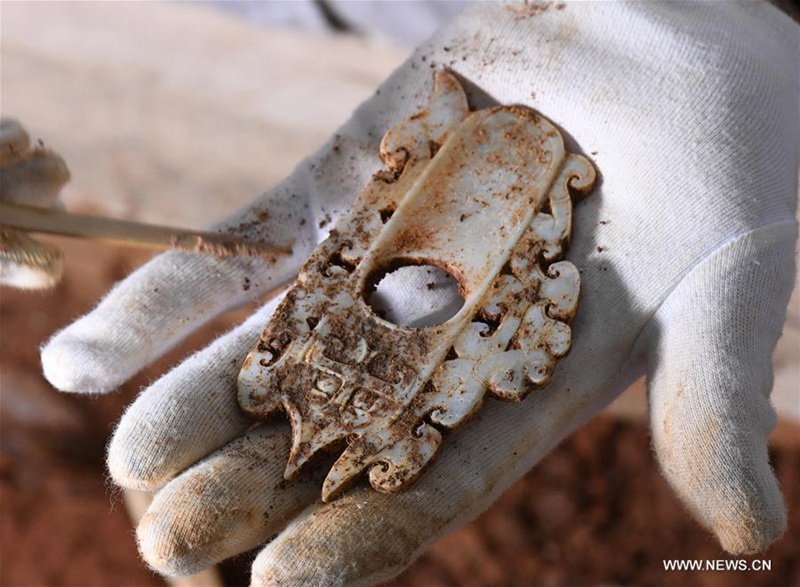 Jade im Grab des Marquis von Haihun 