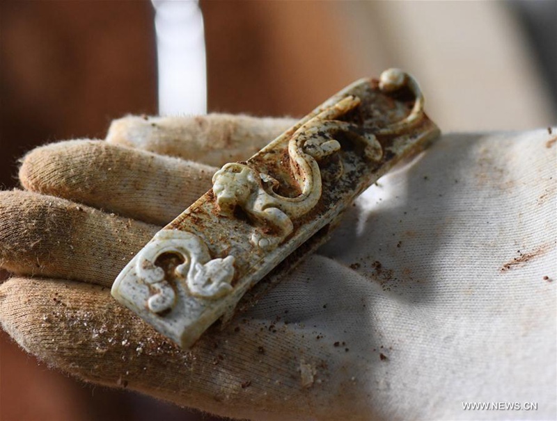 Jade im Grab des Marquis von Haihun 