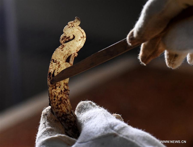 Jade im Grab des Marquis von Haihun 