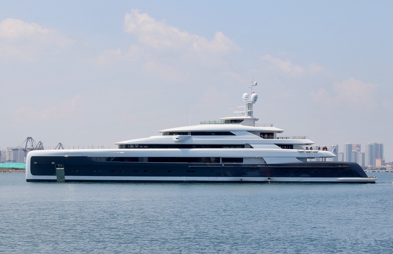 Asiens gr??te Yacht stellt sich vor