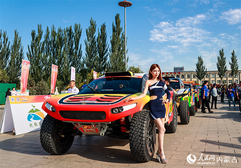 Kubuqi-Wüstenrallye 2024 und Etappe der China Autocross Rally Championship im Banner Hangjin in China er?ffnet